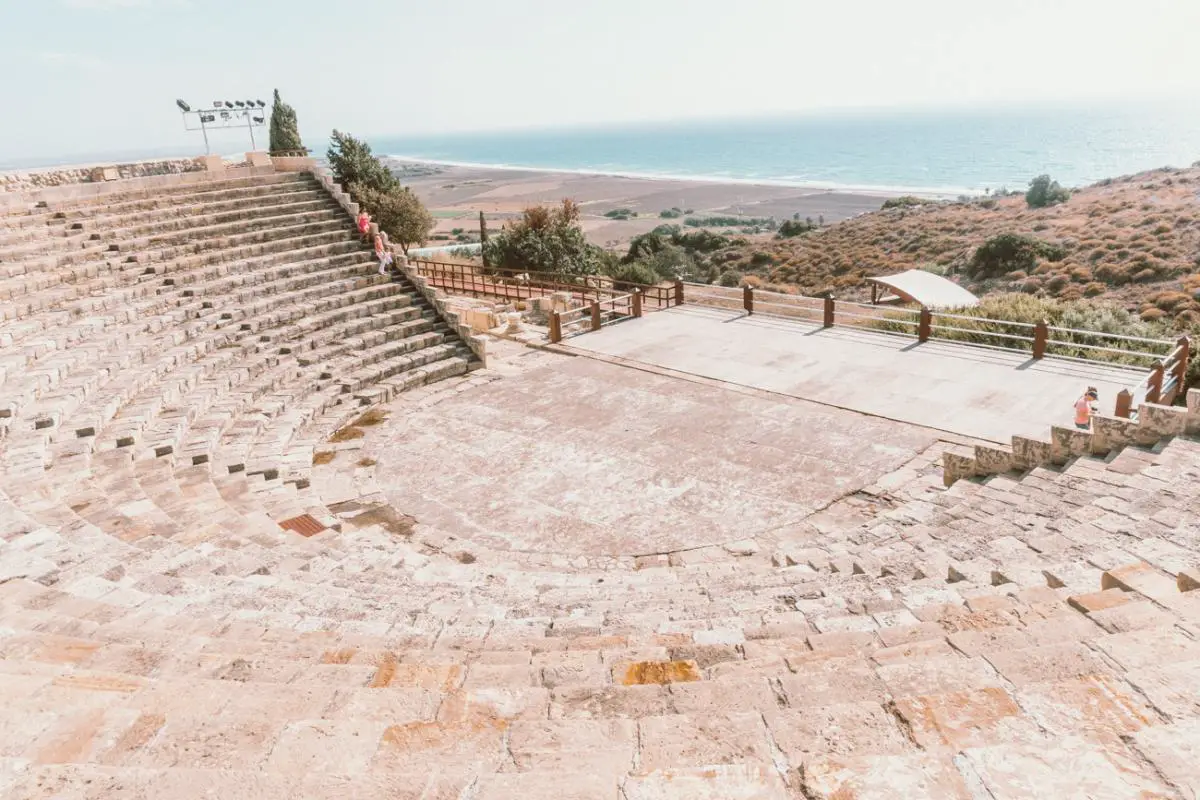 Kourion architectural amphitheater cyprus
