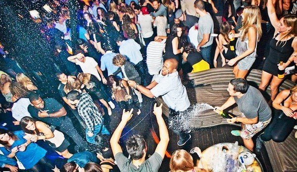 Back in the good days, the bottles were flowing.