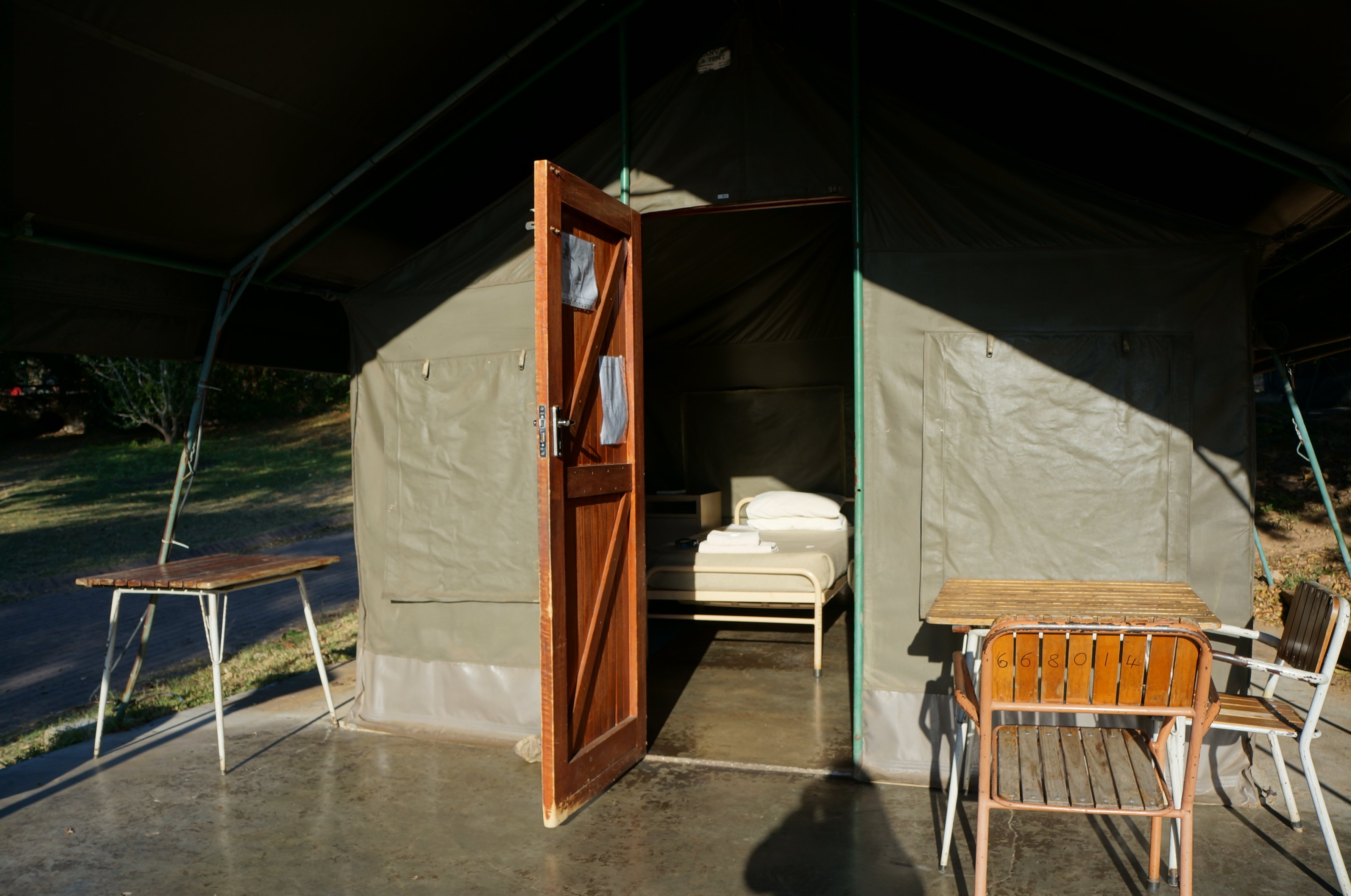 Permanent tents in the Kruger