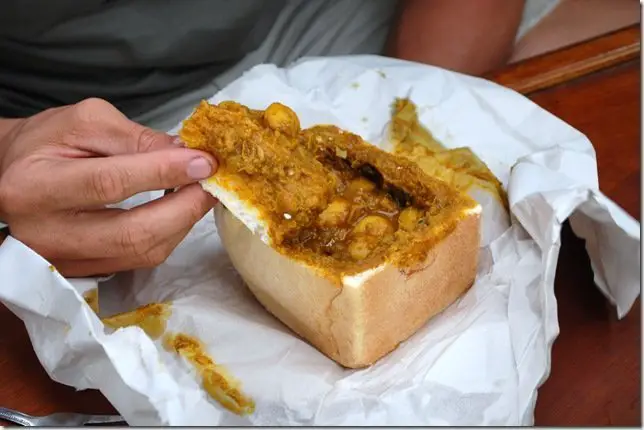 Make sure to try Bunny Chow in Durban!