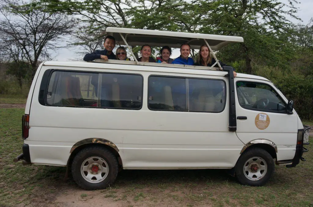 At least half the cars in the Masai were like this. The 4x4 Land Rovers are more prevalent in the Serengeti.