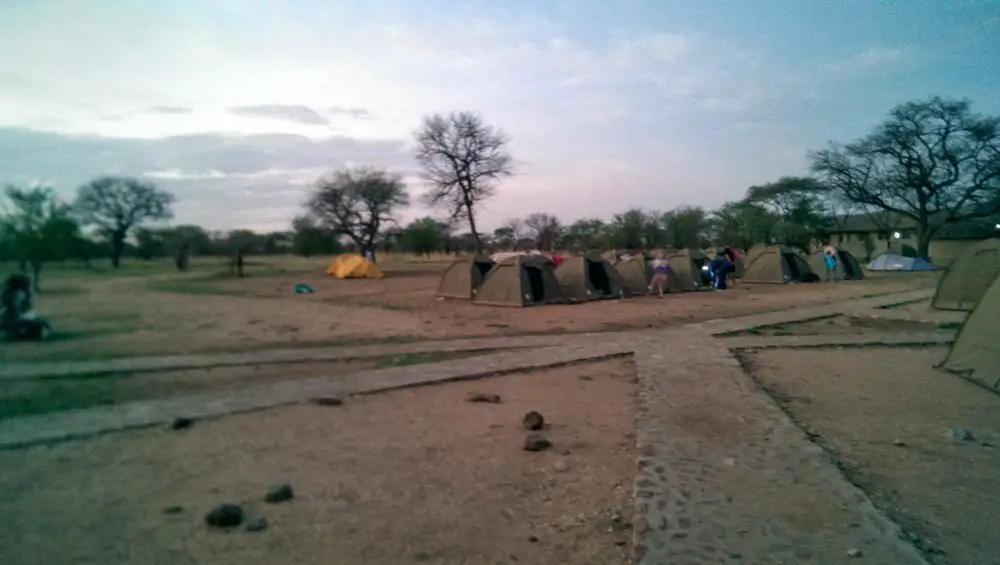 Serengeti camping safari tents