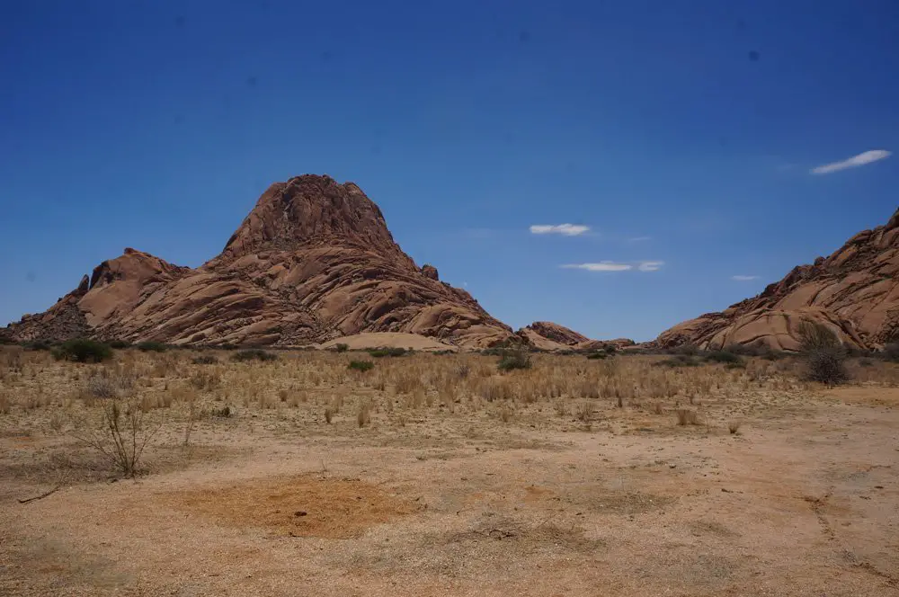 View of Spitzkoppe from our campsite.