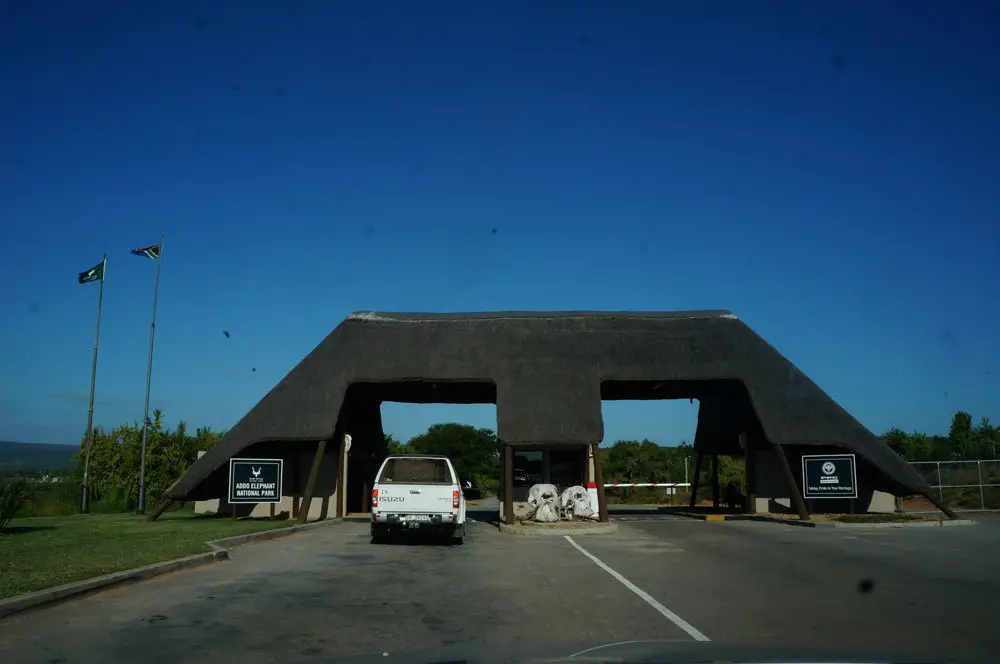 Entrance for the Addo Elephant Park.