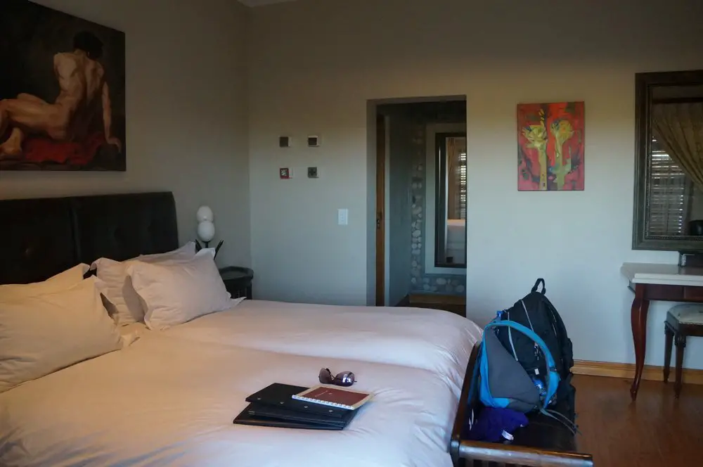 Our room at the Terra Bianca