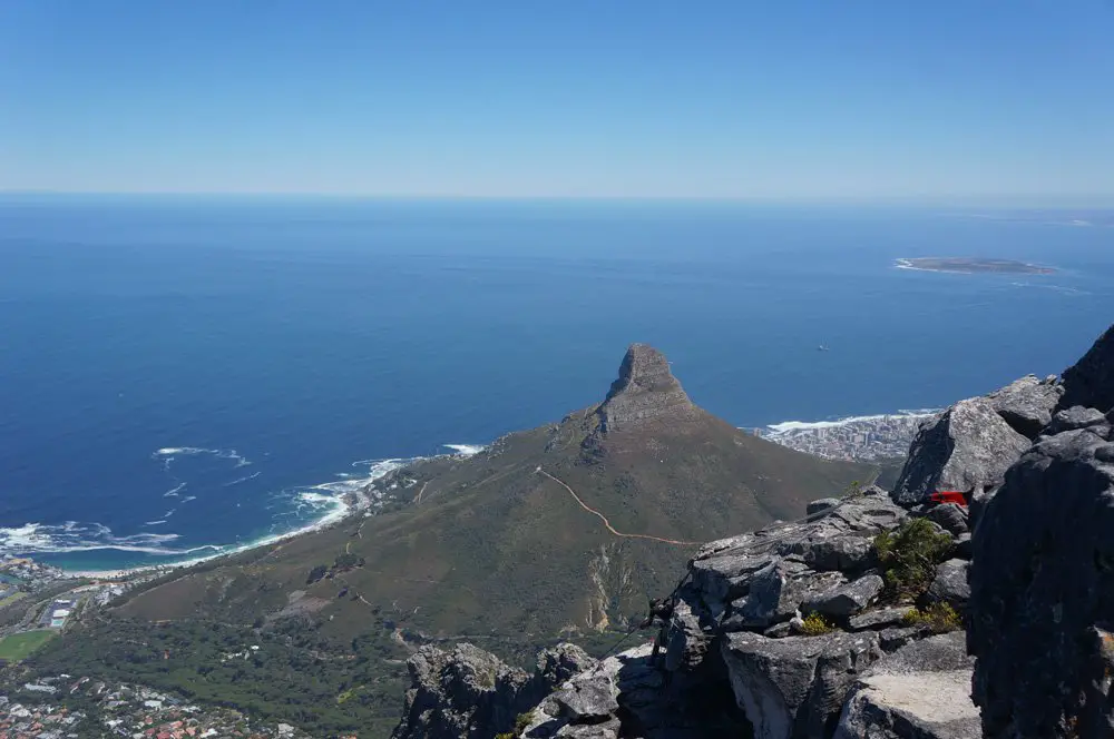 lions head from table mountain cape town