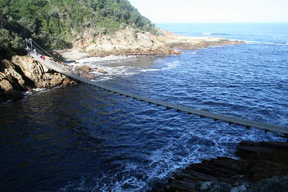 Storms River Bridge, not to be confused with Bloukrans.