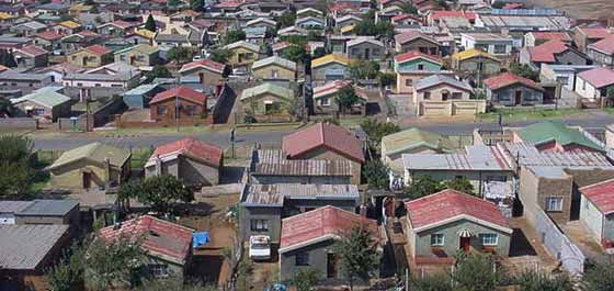 A nicer area of Soweto nowadays.
