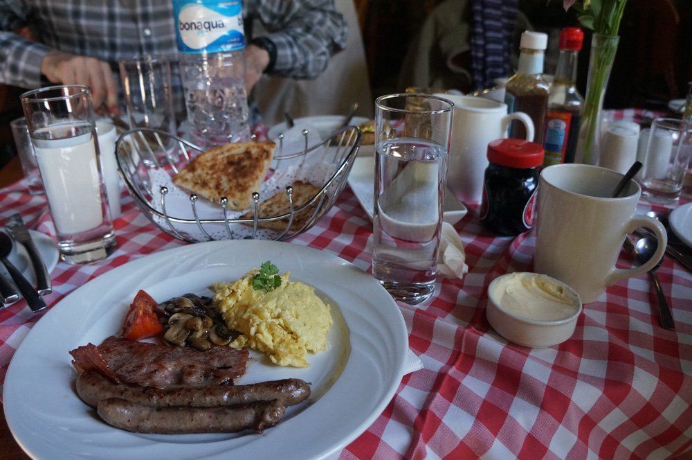 Breakfast at Semonkong Lodge