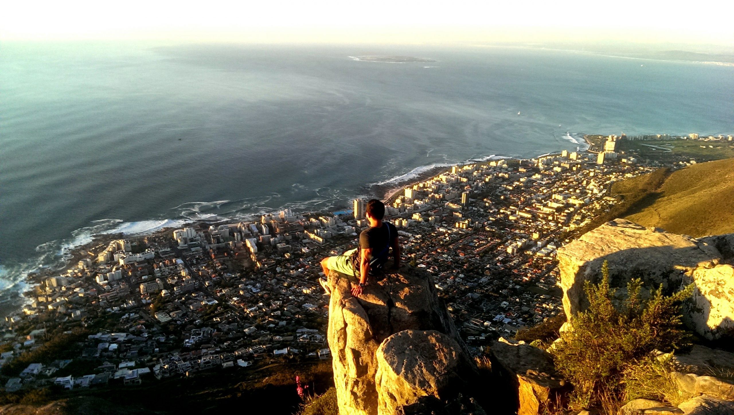 Lions head sunset
