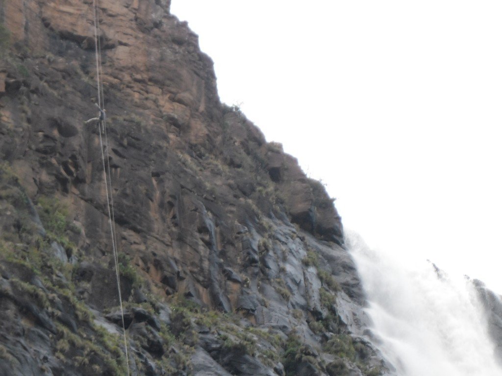 Abseiling Lesotho Semonkong Maletsunyane