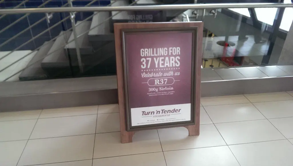 All hope is not lost.Last year, Turn N Tender had 36R 300g steak specials and it's only gone up 1R this year! Can definitely live with that inflation.