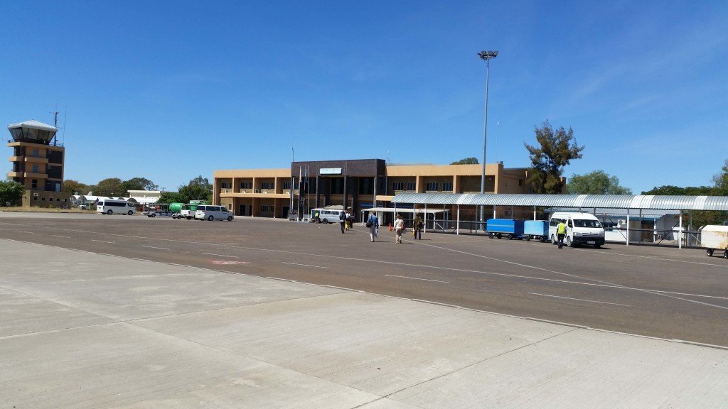 Maun airport (barely an airport)