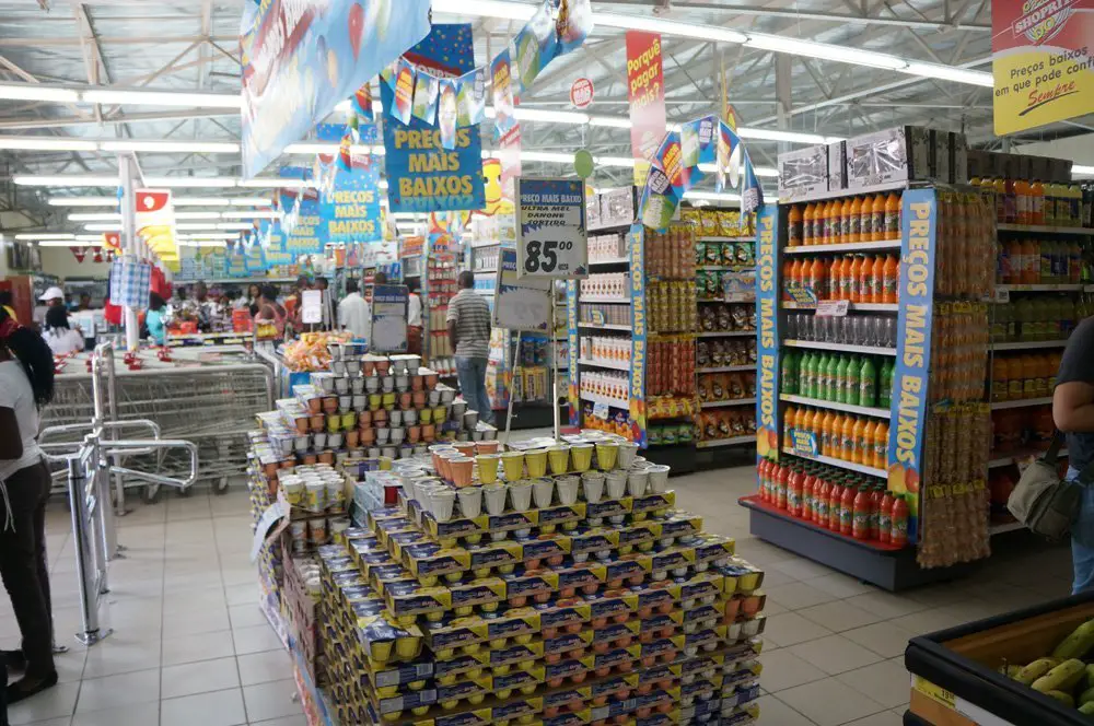 Grocery store in Xai-Xai in the south. Looks pretty nice? Ya don't expect anything like this in the north.
