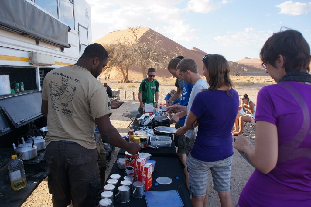 Sossusvlei breakfast