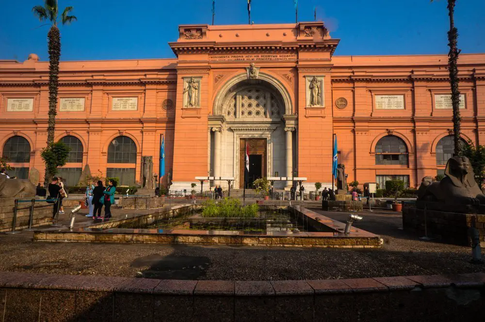 The famous Egyptian museum in Cairo