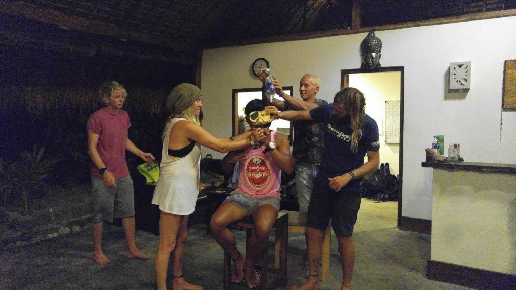 Prepping for my snorkel test!