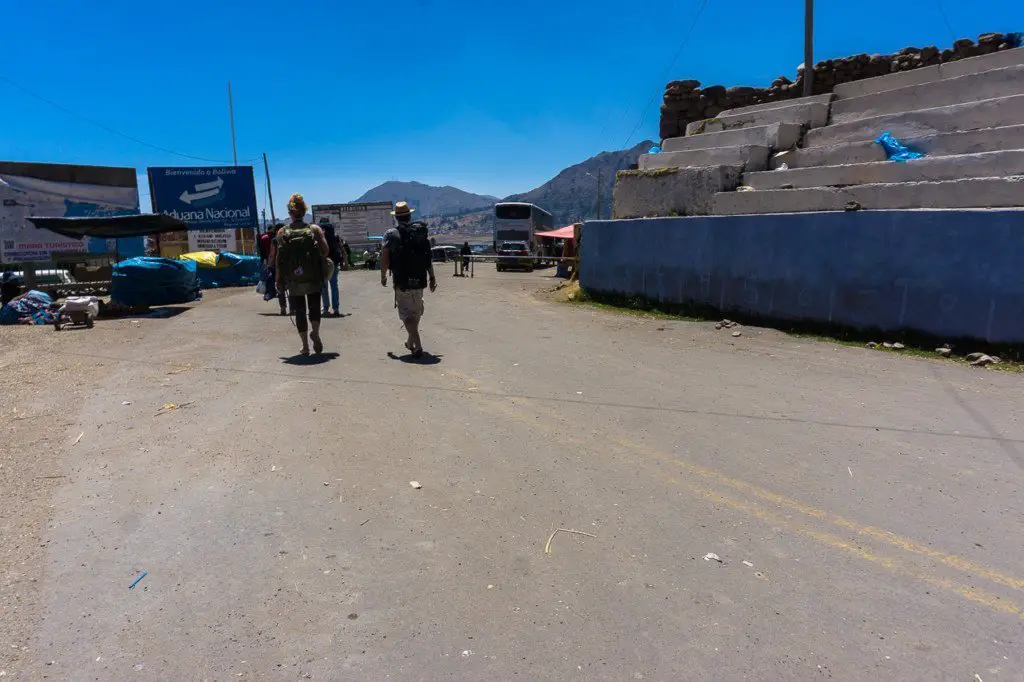 Peru Bolivia border