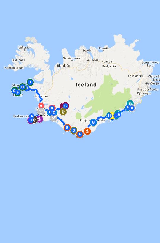 Iceland road trip itinerary ring road 