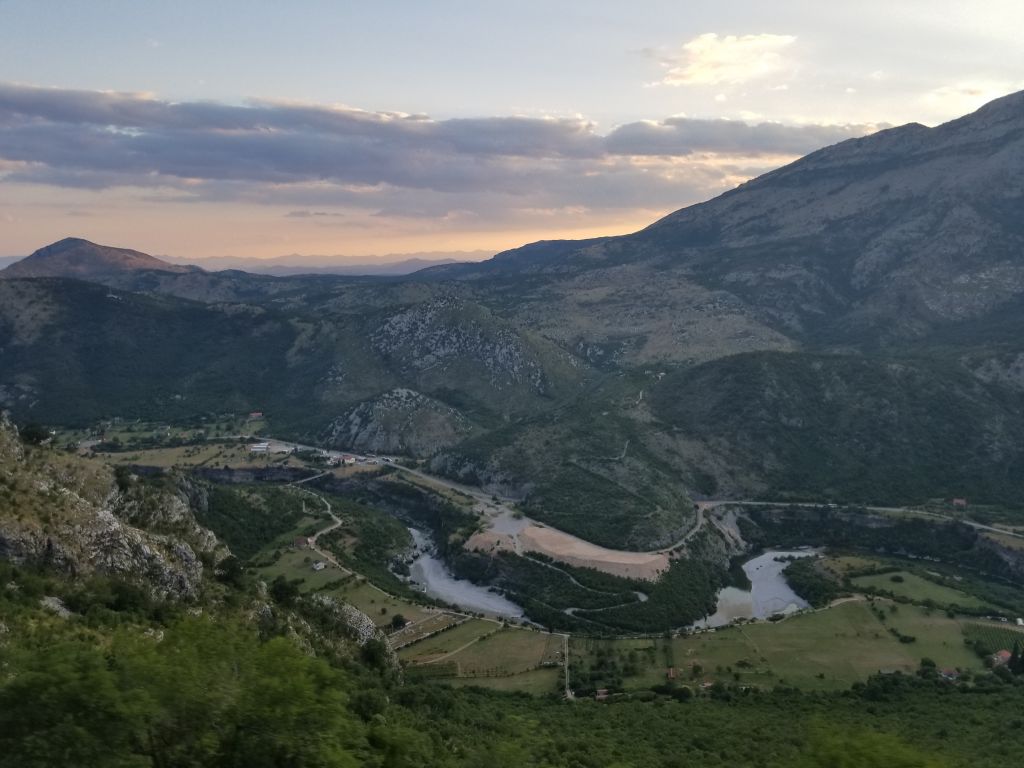 mountains belgrade bar train
