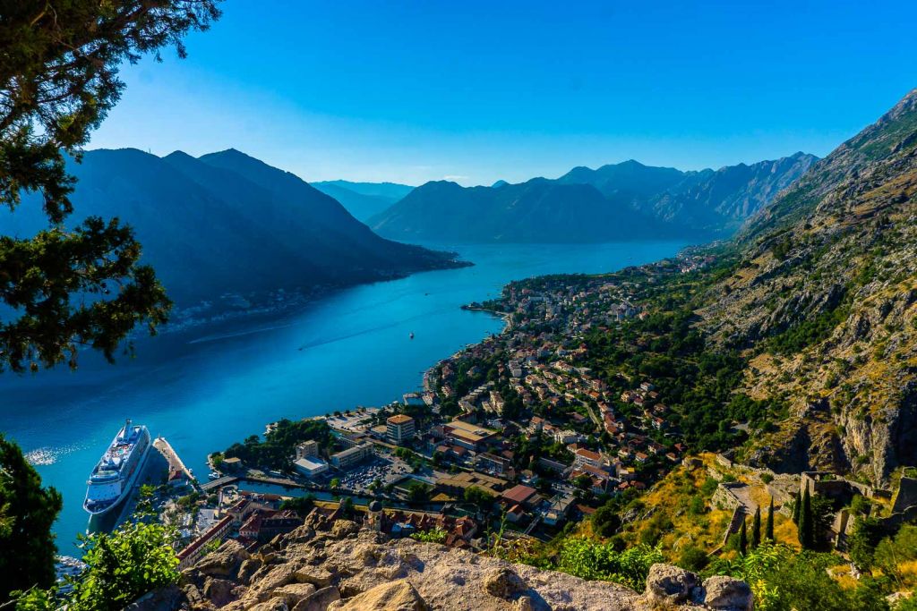 Kotor San Giovanni fortress view
