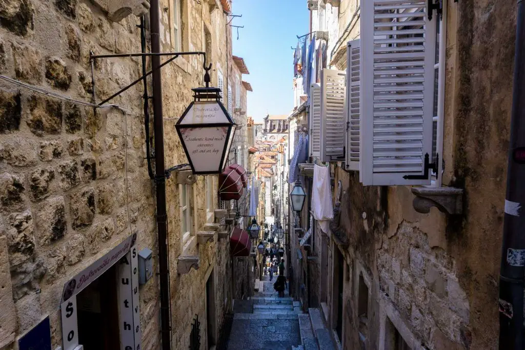 Dubrovnik old town streets