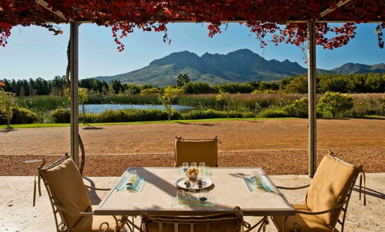 Morgenster wine farm views