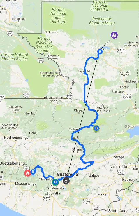 one two week itinerary guatemala travel