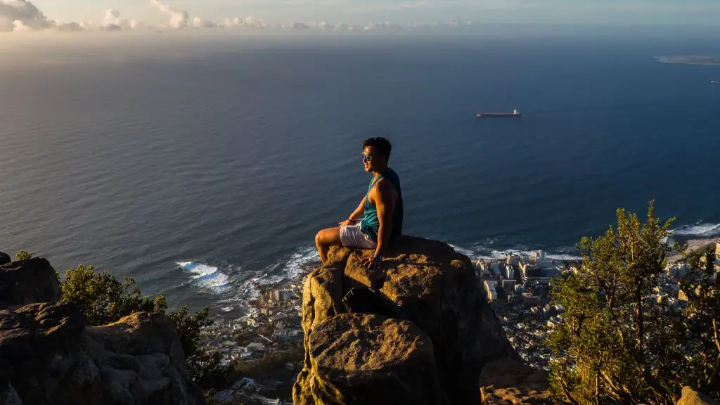 On Lion's Head with a view