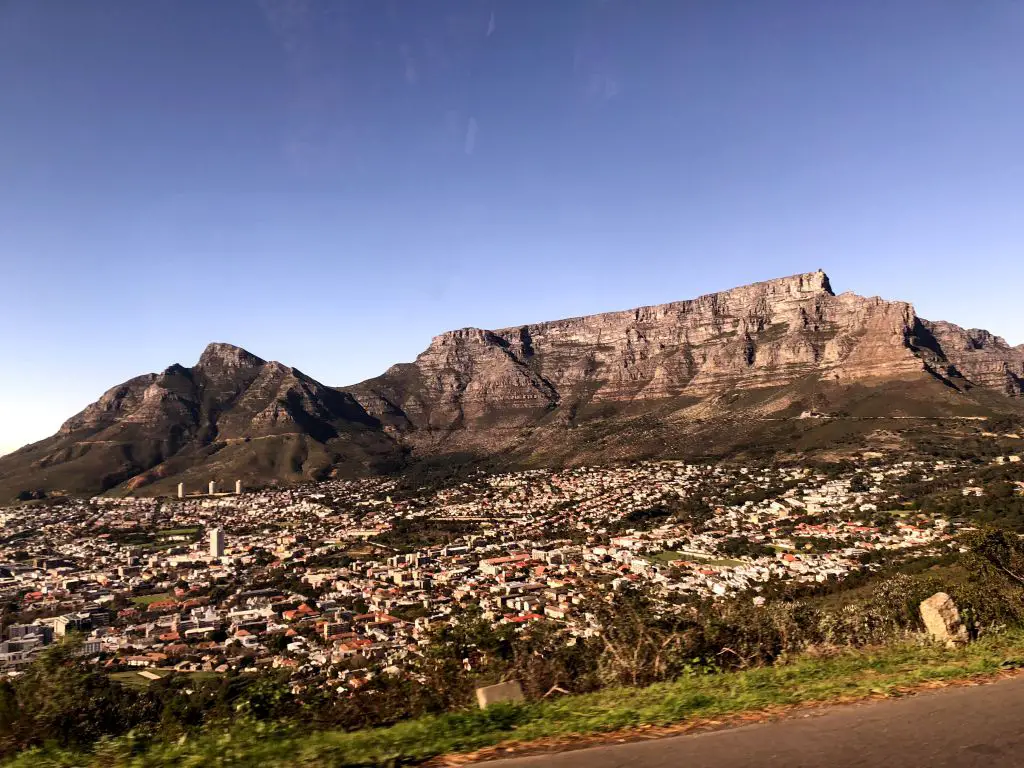 beautiful cape town table mountain
