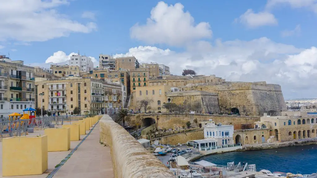 Valletta is right on the Mediterranean as well