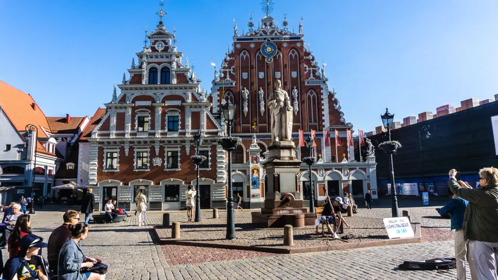 Town square of Riga