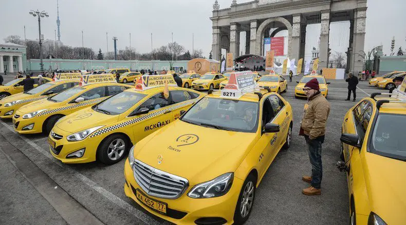 Yandex Fleet of taxis in Russia