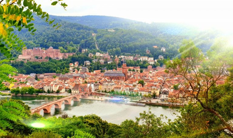 Heidelberg Philosopher's walk views