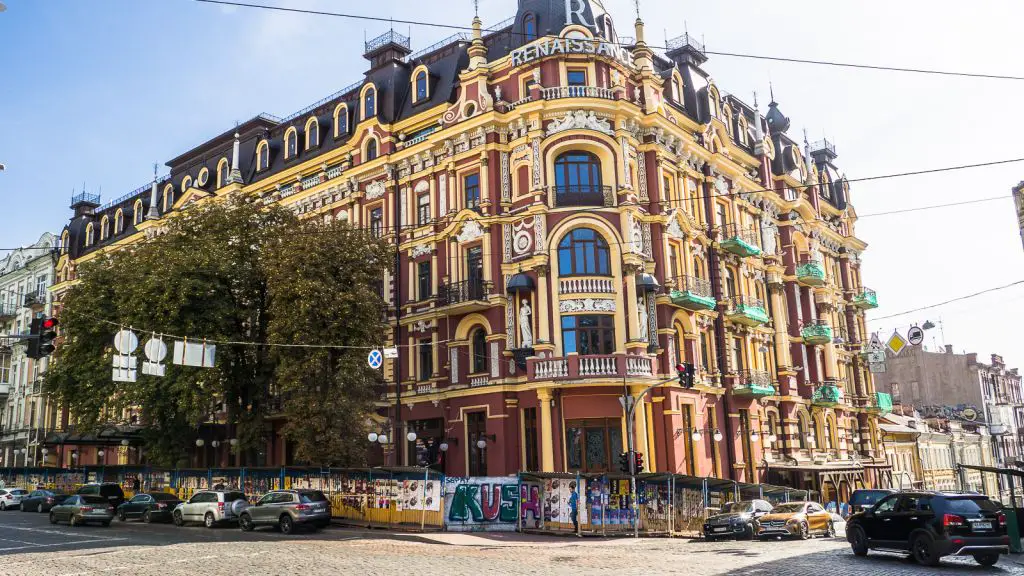favorite building in Kiev renaissance hotel