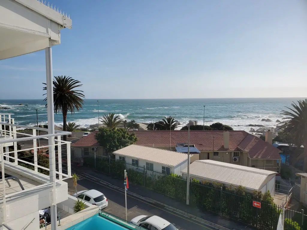 Views of the ocean from our hotel. south beach camps bay