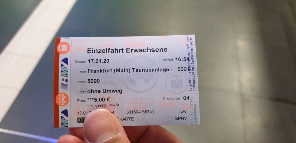 S-Bahn ticket