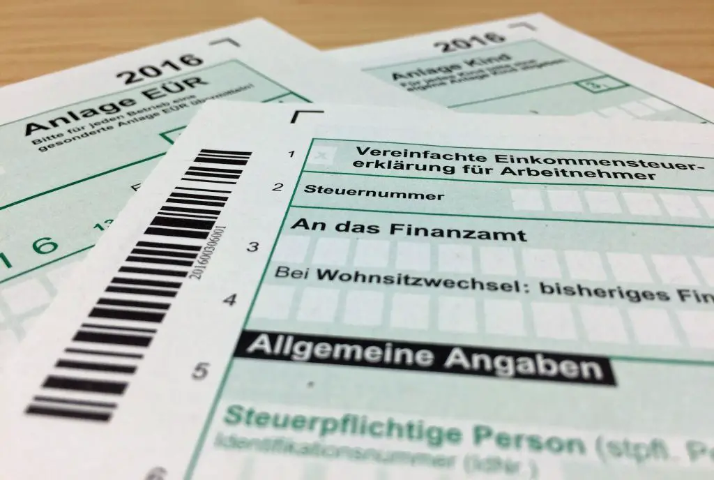 german tax returns