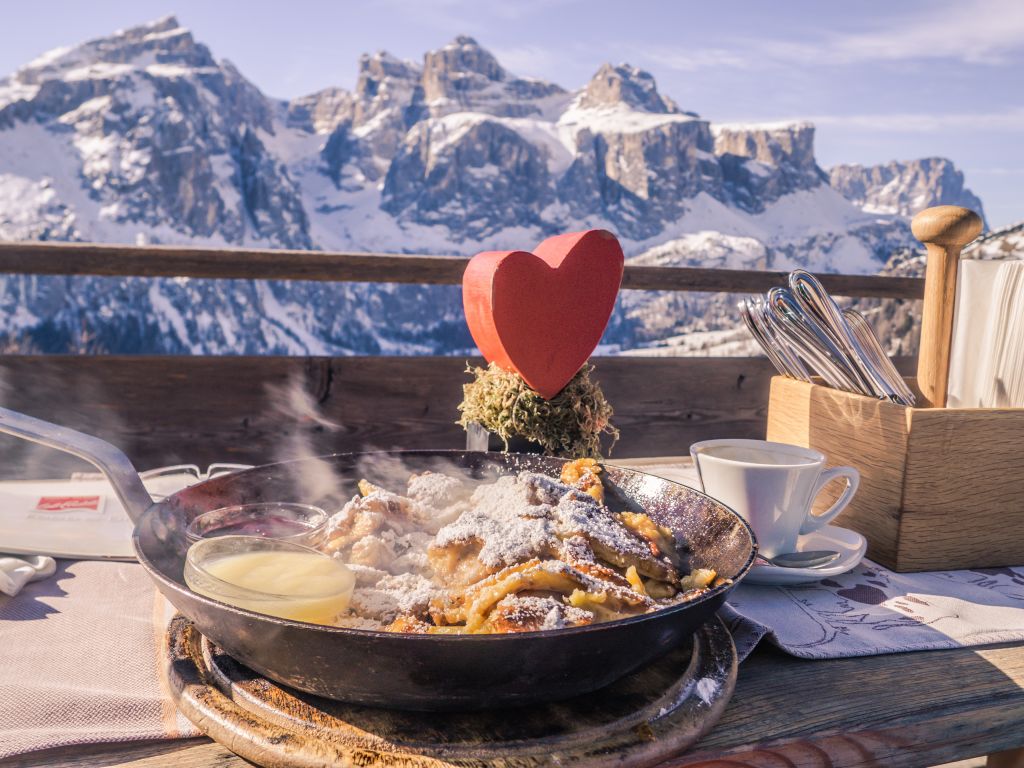 kaiserschmarnn dolomites italy alps