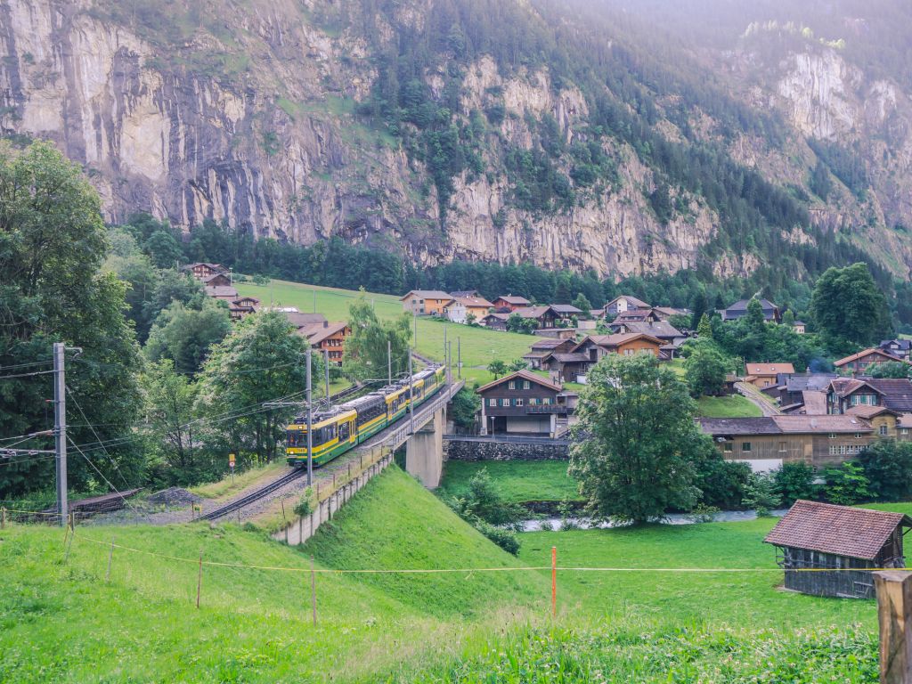 Lauterbrunnen train