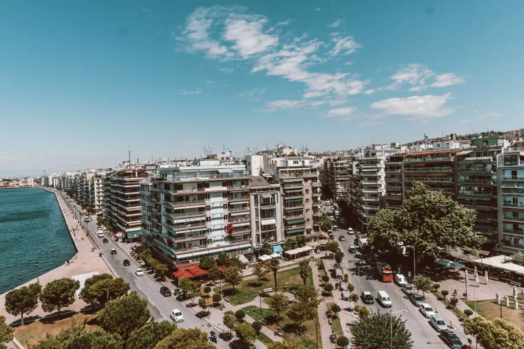 Thessaloniki White tower city view