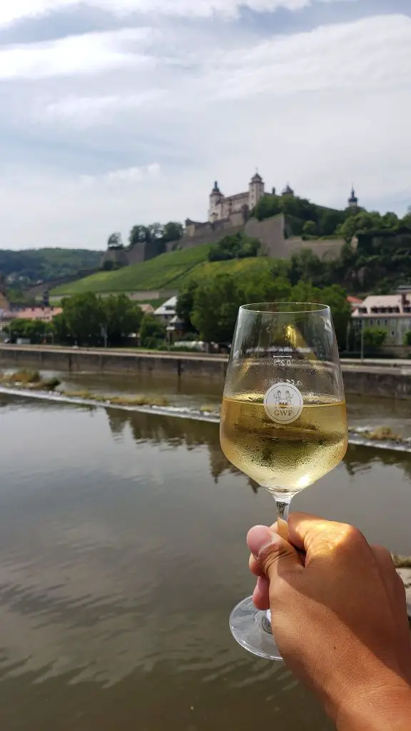 Alte brucke old bridge wurzburg drinking wine