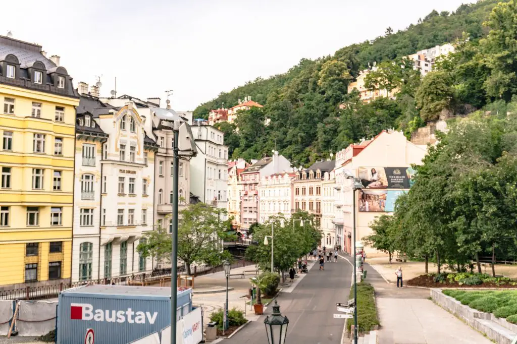 Karlovy Vary Czech Republic spa town
