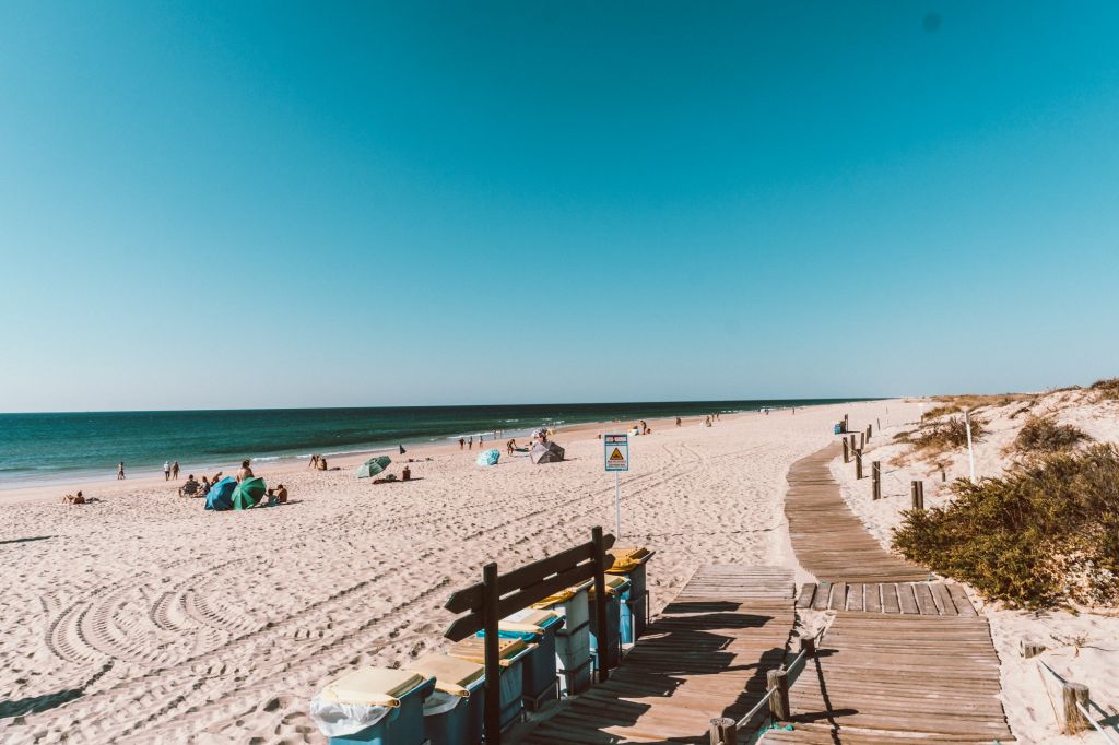 Train praia do Barril portugal algarve