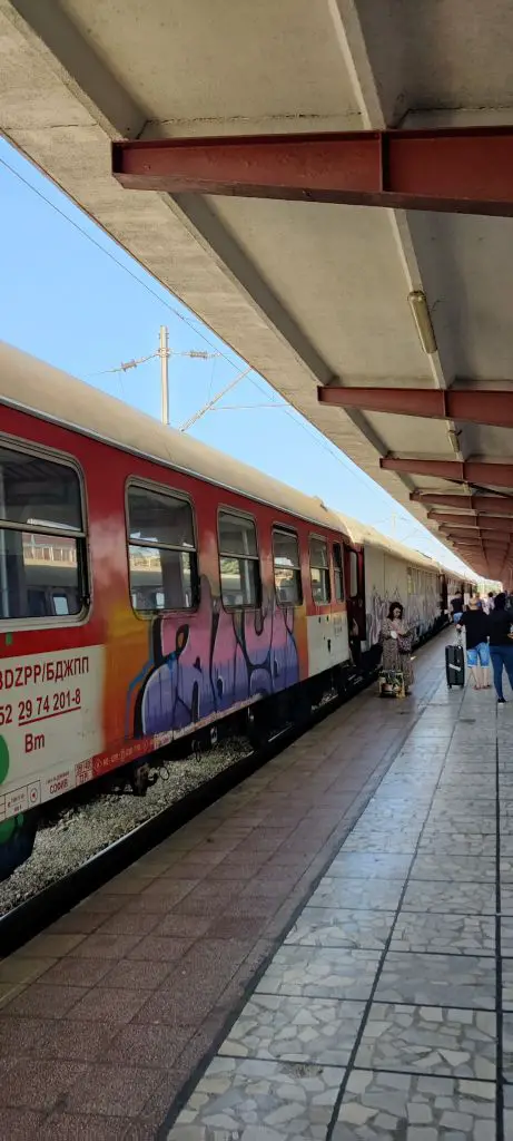 Train station in Varna Bulgaria