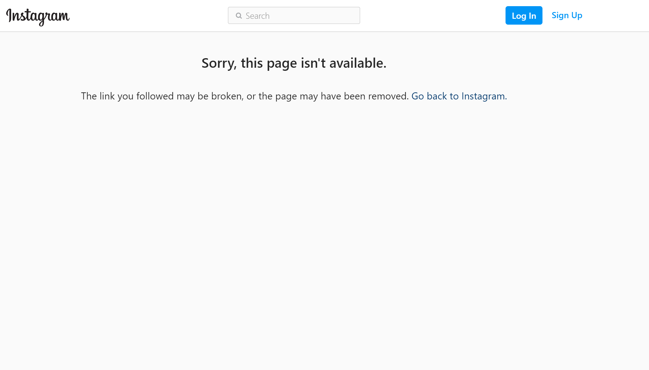 Instagram sorry this page isn't available how to get your disabled account back