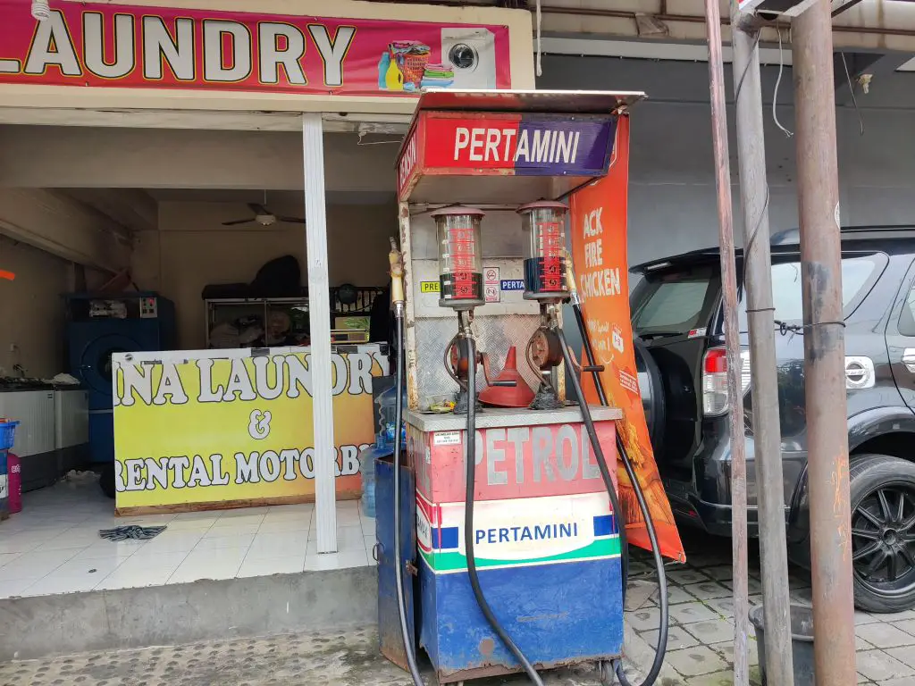 Bali Gas station pump