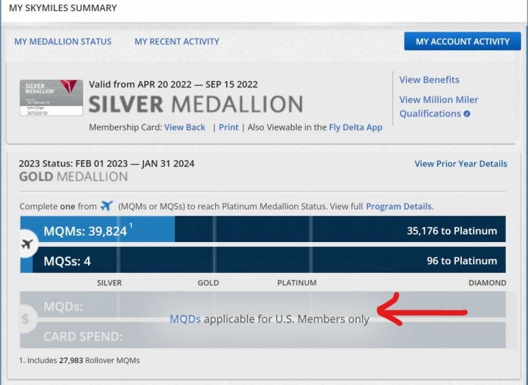 delta MQD waiver international address living abroad