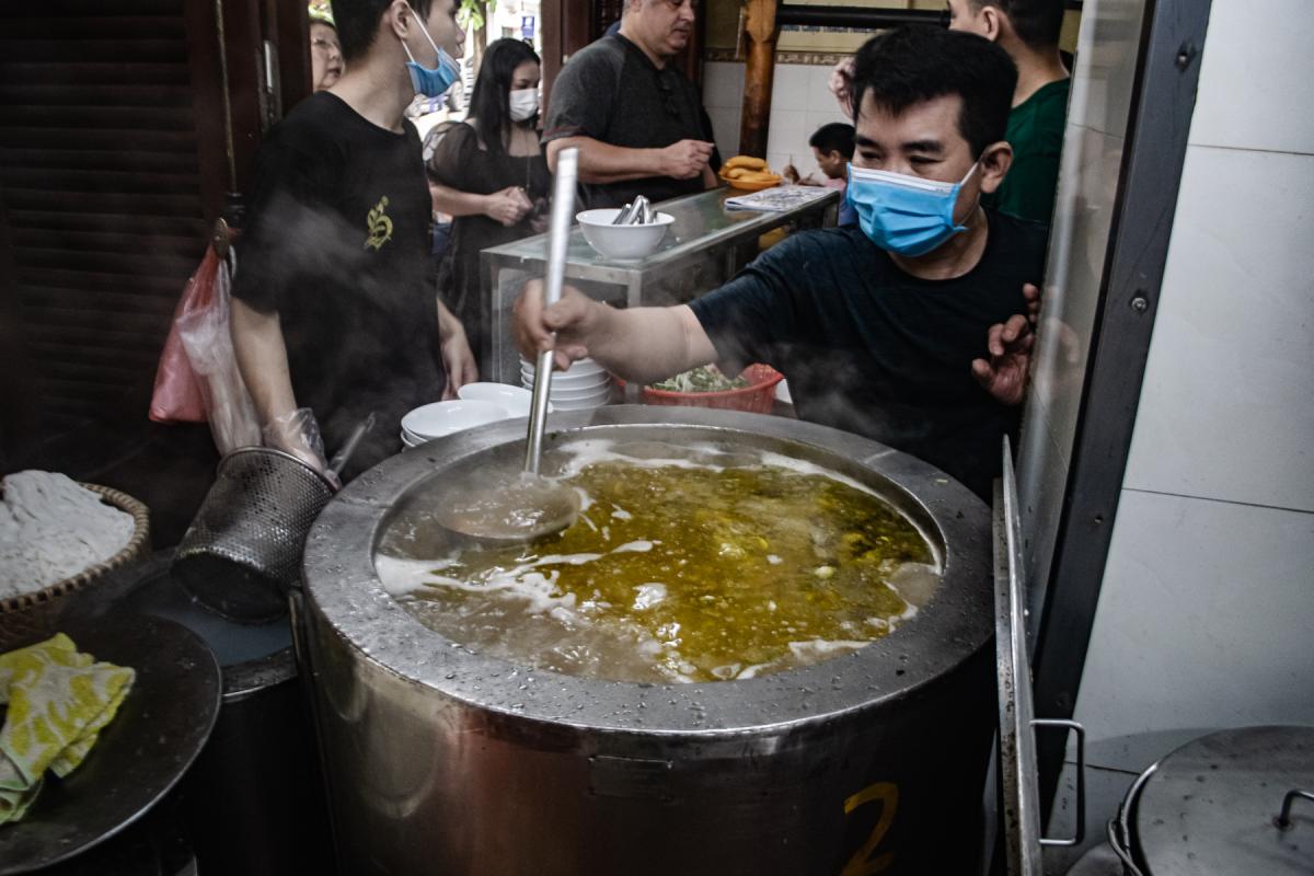 pho noodles in vietnam hanoi