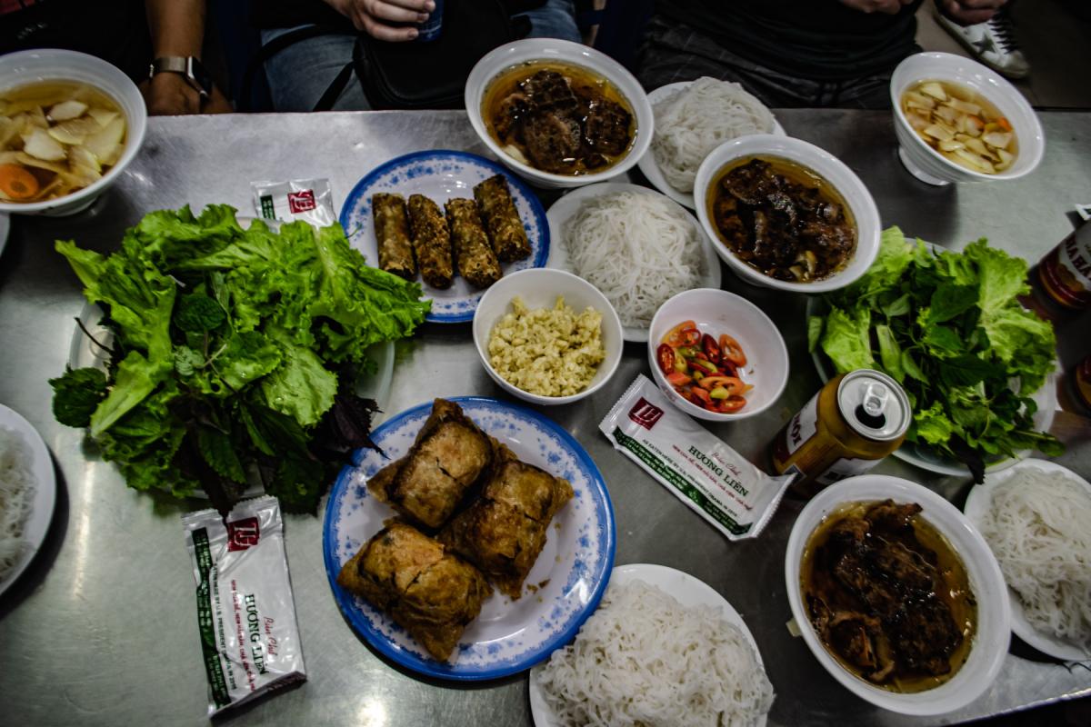 bun cha hanoi noodles 